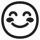 smiling face with smiling eyes