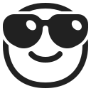 smiling face with sunglasses