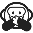 speak-no-evil monkey