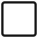 white large square