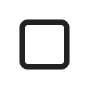 white medium-small square