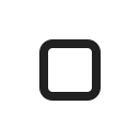 white small square