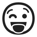winking face with tongue