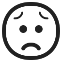 worried face
